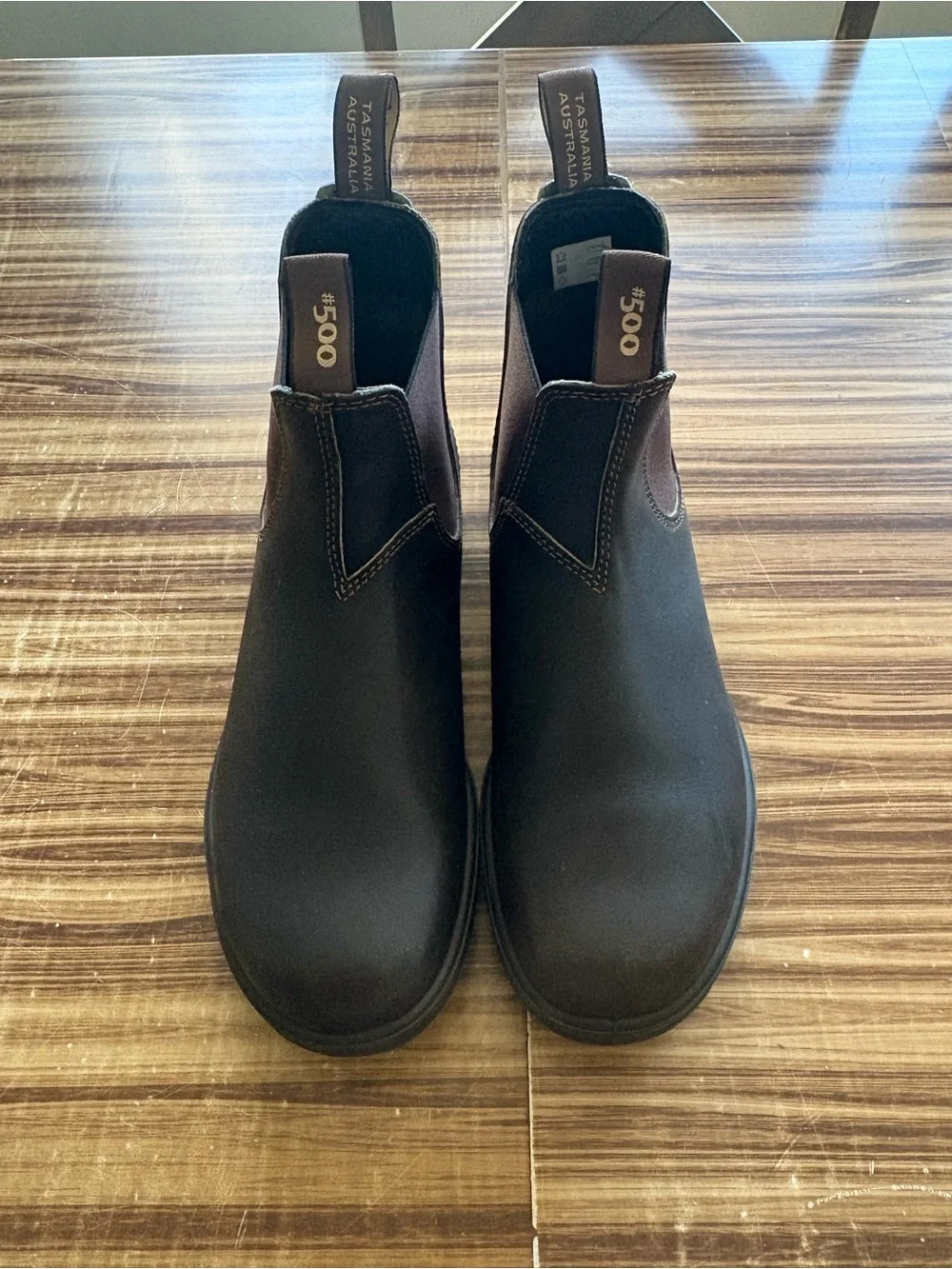 Blundstone 500 Stout Brown Elastic-Side Chelsea Chukka Boots